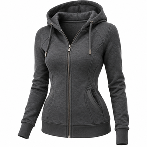 Sudaderas con Capucha para Mujer a la Moda, Calidad Premium 360GSM, Oversize, con Logotipo Personalizado Impreso en DTF, Ropa Urbana, Casual de Invierno - Product Image 6