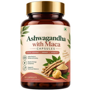 Capsules d'Ashwagandha à haute puissance avec Maca, 60 unités, préparées pour le bien-être quotidien, capsules d'Ashwagandha et de Maca pour soutenir l'énergie - Product Image 2