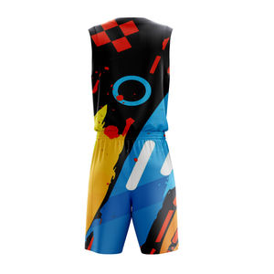 Uniforme de Baloncesto Sublimado con Diseño Personalizado OEM, con Logotipo, Nombre y Número del Equipo Personalizados, Ropa Deportiva Personalizada - Product Image 2