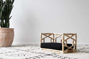 Wholesale Square Rattan Pet Bed Cheap Price Handwoven <b>Dog</b> <b>House</b> Basket Frame Sustainable Manufacturer Direct Sale Export Bulk - Product Image 5