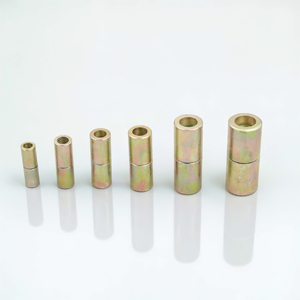 Charnières de porte contemporaines en acier poli, diamètre extérieur 30 mm, barillet de 5 pouces, épaisseur 1 mm, angle d'ouverture réglable à 180 degrés - Product Image 3