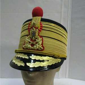 Casquette à visière Chipiu Gd Romania Gold Lace Mihai Viteazul Md 1990 Colonel Cop Top Hat 100% Coton Couleur Personnalisée Unisexe - Product Image 4