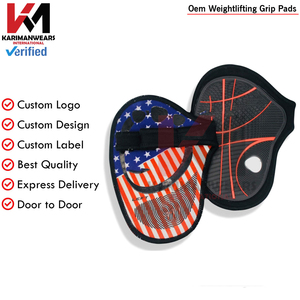 Almohadillas de Agarre para Levantamiento de Pesas, Venta al por Mayor de Fábrica, Servicio OEM, Fabricación con Logotipo Personalizado para Fitness - Product Image 2