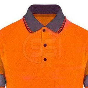 High Visibility ANSI Class 2 Safety Polo Shirt Reflective <b>LED</b> Flash Logo Comfortable Breathable Fabric for Outdoor Use - Product Image 4