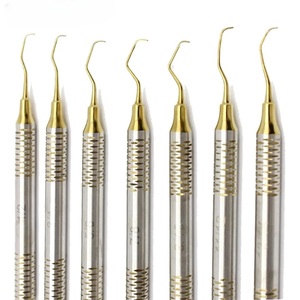 Kit complet d'instruments dentaires pour la restauration de résine composite, ensemble de remplissage dentaire composite avec adhérence en acier inoxydable - Product Image 5