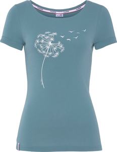 Femmes taille XL haut court décontracté à manches courtes 100% coton T-Shirt coupe ajustée écologique sérigraphie impression anti-boulochage - Product Image 1