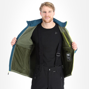 เสื้อแจ็คเก็ตผู้ชายแบบมีฮู้ด ซิปเต็มตัว สำหรับกิจกรรมกลางแจ้งในฤดูหนาว คุณภาพสูง ผลิตตามสั่ง ผ้าฟลีซกันน้ำ แบบทหาร - Product Image 6