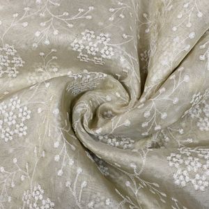 Premium Multi Embroidery Fabric Women Fashion Fabric Designer Embroidery Fabric Party Wear Fabric Luxury Fabric - Product Image 2