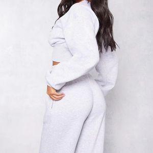 Conjunto Deportivo de Dos Piezas para Mujer, Personalizado, con Capucha, Ajustado, para Invierno, Elegante, Cómodo y Transpirable - Product Image 3