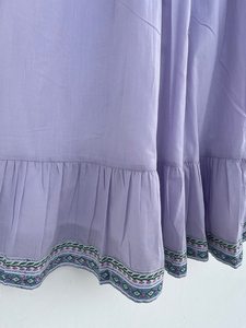 Femmes filles pur coton Maxi robe indien bloc imprimé décontracté été soirée à la mode nouvelle vente en gros longue robe mi-longue - Product Image 4