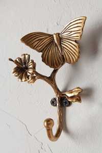 Dragonfly Wall <b>Hooks</b> Metal Vintage Style Handmade <b>Coat</b> Rack Set of 2 Animal Pattern Decorative <b>Hook</b> for Clothing <b>Storage</b> - Product Image 6