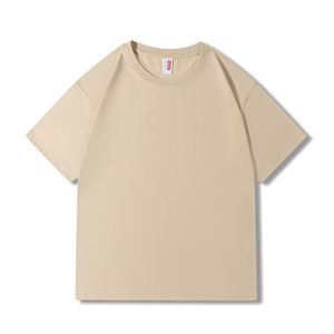 Camiseta de Manga Corta con Cuello Redondo para Hombre, Color Sólido, Corte Regular, 100% Algodón Jersey, Ropa Casual - Product Image 2