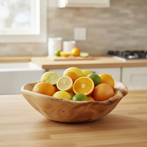 Bol de service en bois ondulé Hazel - Product Image 3