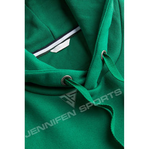 Sweat à capuche décontracté pour homme, léger, 100 % coton molletonné, coupe ample, avec poche kangourou, séchage rapide, respirant - Product Image 2