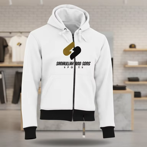 Sweat-shirt à capuche zippé personnalisé pour homme, respirant et confortable, idéal pour l'entraînement sportif et la gym, fabrication en gros - Product Image 5