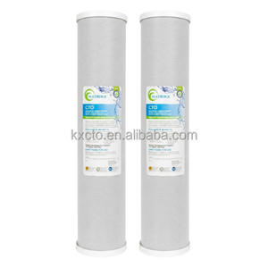 Cartouche de filtre à eau en bloc de carbone extrudé CTO 20x4,5, 5 microns, 20BB, filtre Big Blue de remplacement 32-450-20 pour le traitement de l'eau - Product Image 1