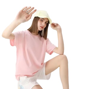 Camiseta de Cuello Redondo de Alta Calidad, 150g, 100% Algodón, Corte Ajustado, con Logotipo Personalizado, Estilo Hip-Hop Urbano para Hombre, Tejida y Ecológica - Product Image 2