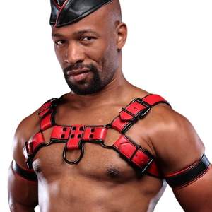 Correa para Pene de Cuero Trojan 2.0 para Hombre, Ajustable, Accesorio de Cuero Premium para Clubes Nocturnos - Product Image 1