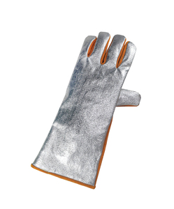 Heavy Duty Heat Resistant 10-Inch Welding <b>Gloves</b> for Latex-Free Elastic Wristlet Anti-Static Anti-Vibration Silicone-Free - Product Image 2