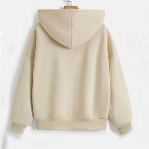 Sweat-shirts à capuche zippés pour hommes, sur mesure, OEM, pour marques de streetwear américaines, coupe ample, prix d'usine, vente en gros et en détail. - Product Image 2