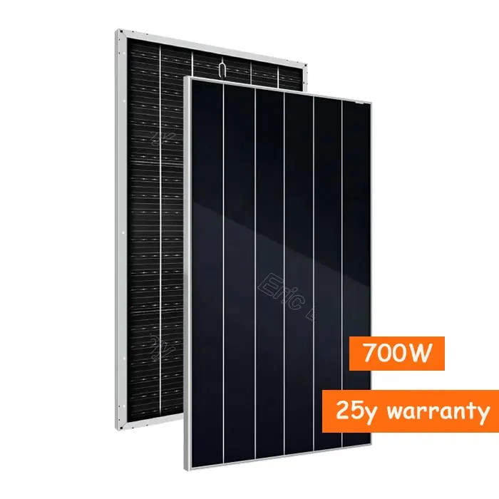 Monocrystalline High Efficiency Roof Solar Panels Shingles 700W 800W 660W Photovoltaic Eu Solar Panels Manufacturers In China