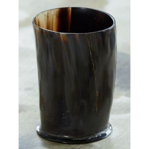 Verre à boire en corne de buffle écologique fait main, design moderne pour la décoration de la maison - Product Image 2