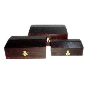 Producto popular Caja de madera de alta calidad Joyería Precio adecuado Hecho a mano Mini Cofre del Tesoro Artículo de embalaje de lujo de alta calidad - Product Image 2