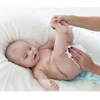 Lingettes pour bébé non tissées sans alcool à l'acide hyaluronique et aux céramides, fabriquées au Japon, 150x180mm, 100 lingettes, 3 paquets/pack, nettoyantes, les plus vendues 2023