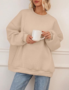 Sweat-shirts et sweats à capuche pour femmes, tendance, personnalisés avec logo imprimé, unis, décontractés, pour l'hiver chaud, confortables et stylés. - Product Image 3