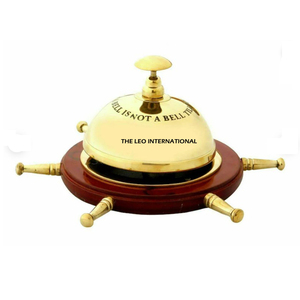 Campana de Escritorio Moderna Plateada Personalizable y Duradera, Decoración Metálica Ecológica para el Hogar, para Áreas de Recepción, Escritorios y Escuelas - Product Image 6