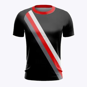 Camiseta Negra para Hombre al por Mayor, con Estampado Completo por Sublimación, Logotipo Personalizado, Camisetas Personalizadas para Hombre para la Moda Diaria - Product Image 3