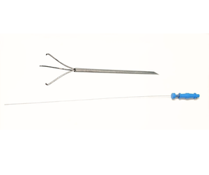 Pince laparoscopique PCNL Triprong 5Fr x 60cm en acier inoxydable pour la préhension des calculs urinaires, instrument chirurgical réutilisable - Product Image 4