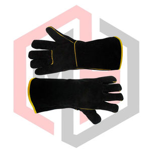 Gants de sécurité en cuir de vachette pour pompiers, anti-chaleur, anti-impact, durables, respirants, 14 pouces, pour soudeurs - Product Image 6