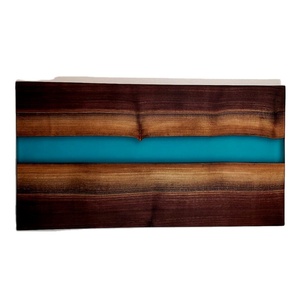 Planche à découper moderne en bois et résine de cuisine hautement polie Matériau écologique Planche à fromage multifonctionnelle de dernière Offre Spéciale - Product Image 6