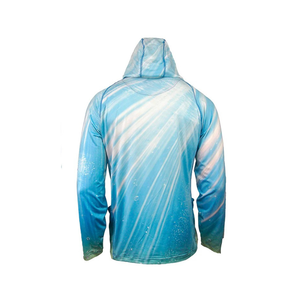 Sudadera con Capucha Personalizada para Pesca con Protección Facial, Venta al por Mayor, Sublimación, Manga Larga, Rendimiento, Secado Rápido, Torneo, UPF 50+ - Product Image 2