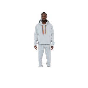 <b>Men's</b> Oversized Hooded Sweatshirt Solid Color Cotton Fleece Casual <b>Pullover</b> Autumn Style Pocket Design Regular Fit - Product Image 1