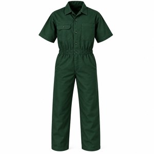 Overol de Seguridad de Alta Calidad para Hombre, Manga Corta, Ropa de Trabajo, Traje Protector para Mecánico, Color Sólido, Overol de Trabajo Personalizado - Product Image 1