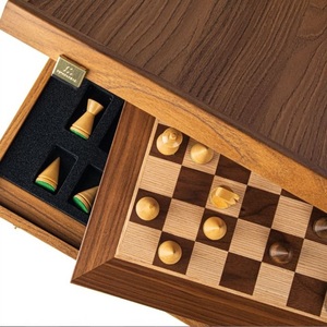 Juego de Ajedrez de Madera de Lujo Hecho a Mano al por Mayor, Juego de Ajedrez de Madera Tallada Cónica Moderna Personalizada para Adultos, Decoración del Hogar, Regalo - Product Image 2