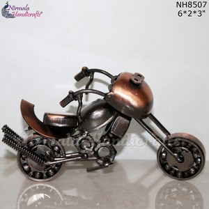 Adornos Retro de Motocicleta Harley de Hierro Forjado, Figuras Decorativas, Modelo de Locomotora, Juguetes, Regalos de Cumpleaños Perfectos - Product Image 4