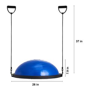 Palla da Allenamento da 26 Pollici, Palla per Stabilità da 1500 libbre per Yoga e Bande di Resistenza, Palla per Equilibrio da 26 Pollici - Product Image 1