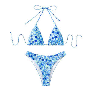 Ensemble de bikini pour femmes, maillot de bain sexy deux pièces, tenue de plage d'été, fournisseur personnalisé - Product Image 1