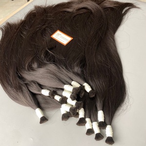 Extensions de cheveux humains en vrac de qualité 12A, cheveux bruts alignés sur les cuticules, cheveux vierges non transformés, vente en gros - Product Image 2