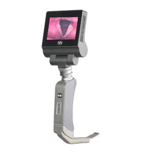 Камера высокого разрешения многоразовый видео Ларингоскоп для эндотрахеальной интубации перезаряжаемый аккумулятор светодиодный свет