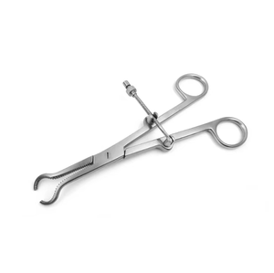 Pinzas de sujeción de huesos Spinlock de acero inoxidable serrado, reutilizables, instrumento quirúrgico ortopédico veterinario, jeringas veterinarias - Product Image 4