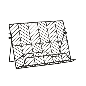 Supports de livres en fer forgé à prix réduits, couleur noire, pour la décoration de la maison, du bureau et du salon - Product Image 1