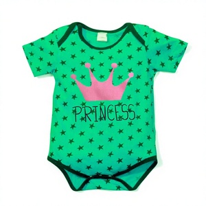 Venta directa de fábrica Tirupur Summer Onesie 100% Algodón orgánico Mamelucos para bebés recién nacidos Compras en línea en la India - Product Image 1