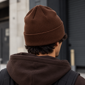 New Fashion Wholesale Custom Embroidery Logo Solid Color Acrylic Fiber Warm Winter Beanies With Custom logo Knit Hats Warm Caps - Product Image 3