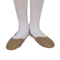 Chaussures de danse classique en toile unisexe avec semelle intérieure en cuir, confortables et souples, pour la gymnastique, design plat pour adultes, couleur personnalisable