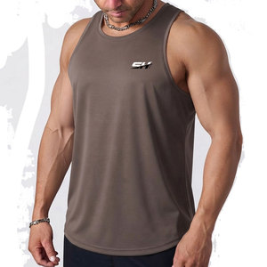 เสื้อกล้ามออกกำลังกายสไตล์ฮิปฮอปสำหรับผู้ชาย ผลิตตามสั่ง ระบายอากาศได้ดี แห้งเร็ว เป็นมิตรกับสิ่งแวดล้อม ป้องกันการเกิดขุย คอกลม ขายส่ง - Product Image 1