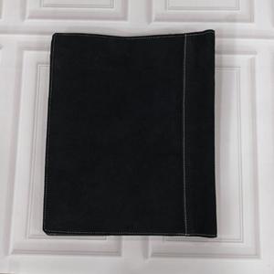 New Arrival Premium Cowhide <b>Hand</b> Tooled Leather Business Portfolio Binder Manufacture Document <b>File</b> Folder With Card Holder - Product Image 3